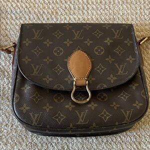 Louis Vuitton Dark Brown Monogram St. Cloud GM Crossbody Bag